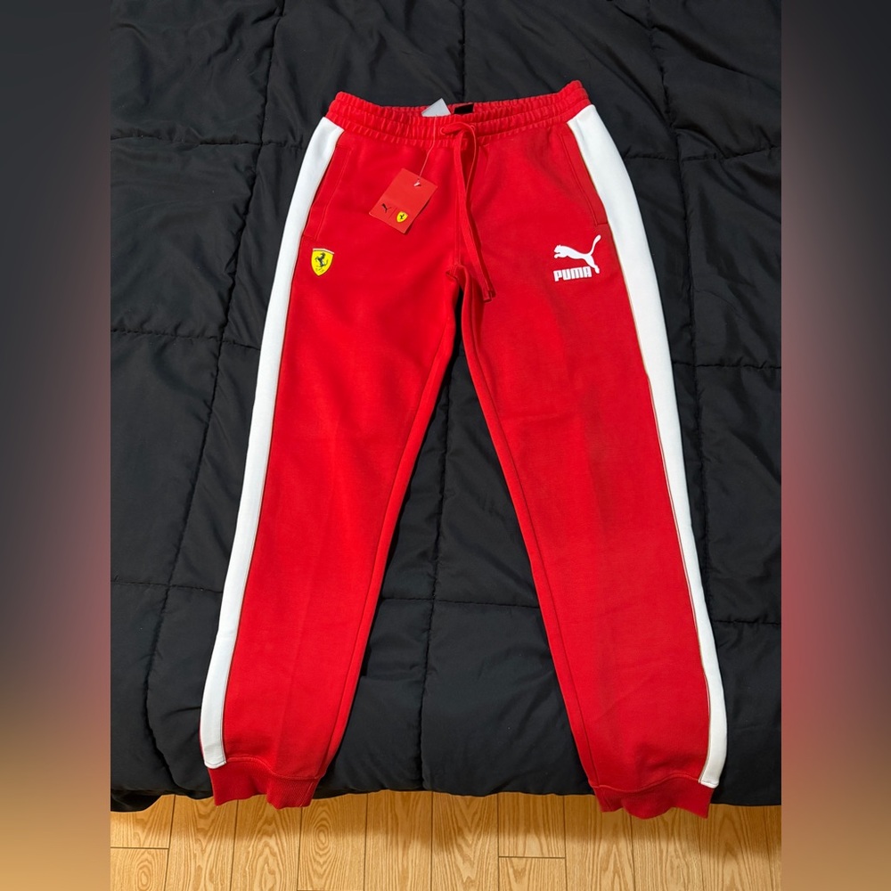 Ferrari Red Joggers